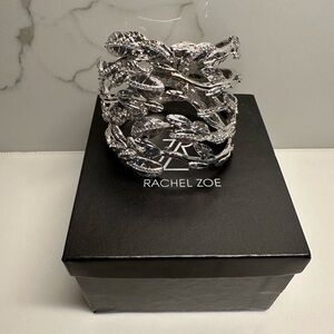 Rachel Zoe Metallic Leaf Cuff Bracelet